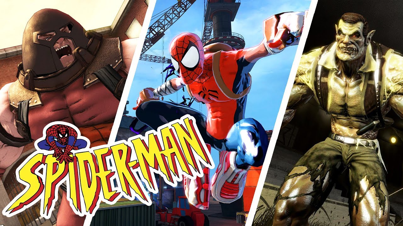 Spiderman Shattered Dimensions - All Bosses + Ending