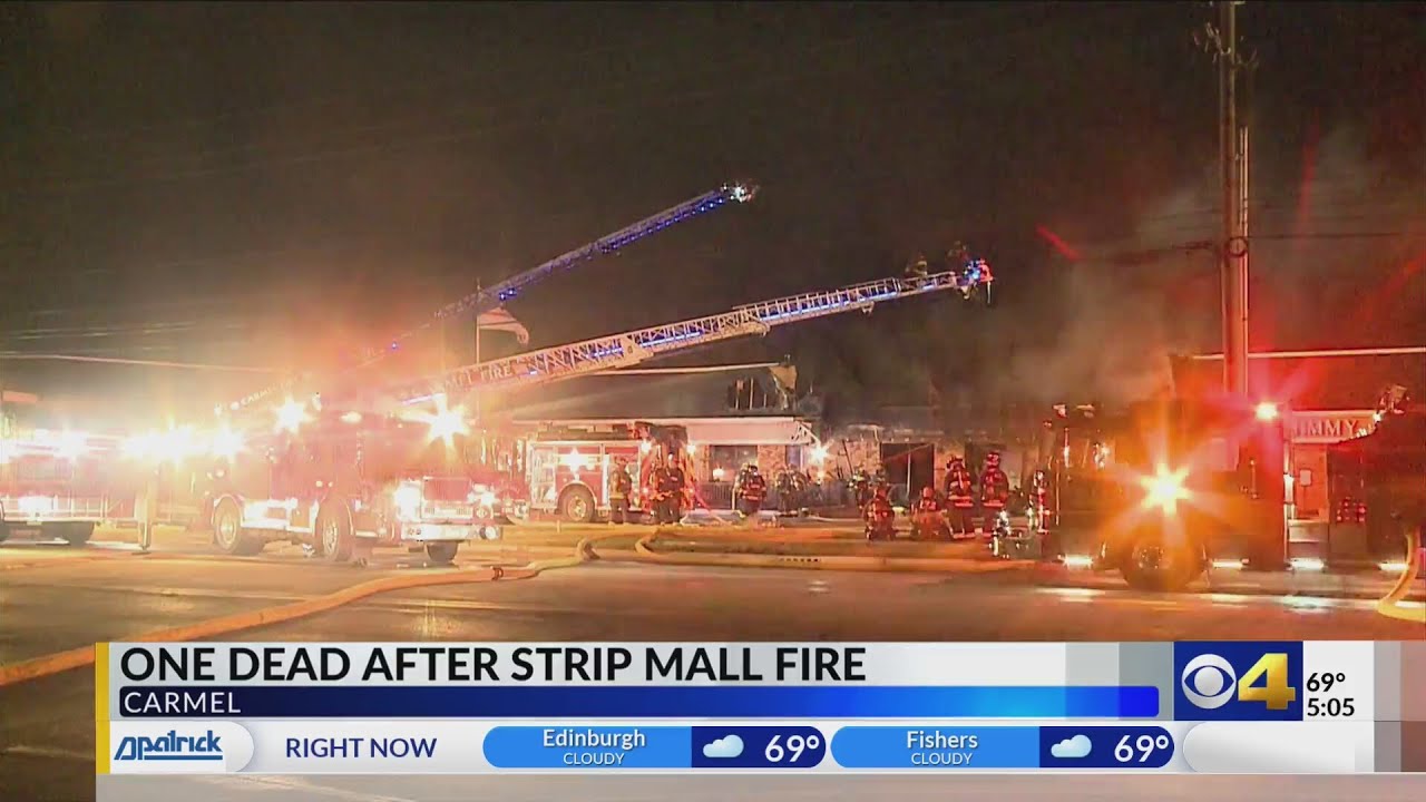Multiple units respond to deadly fire at Carmel strip mall