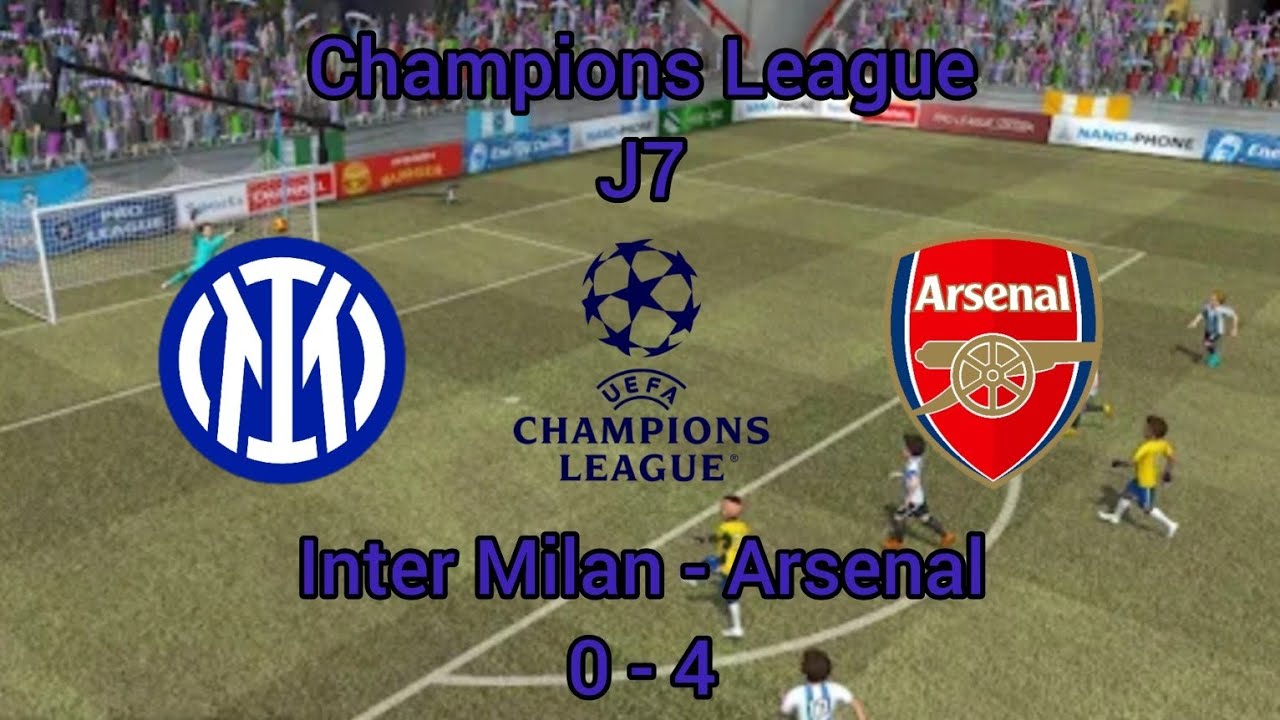 Pro League Soccer/ Inter Milan - Arsenal/ Champions League - J7