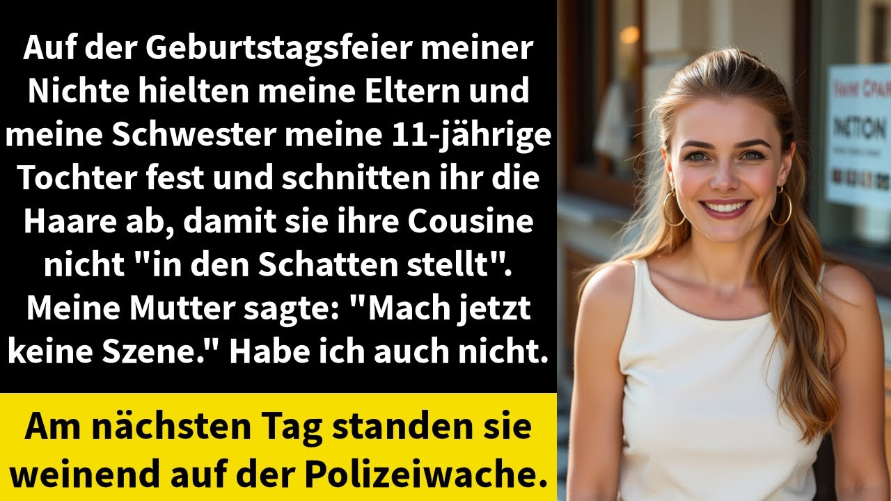 Auf der Geburtstagsfeier meiner Nichte hielten meine Eltern und meine Schwester meine 11-jährige