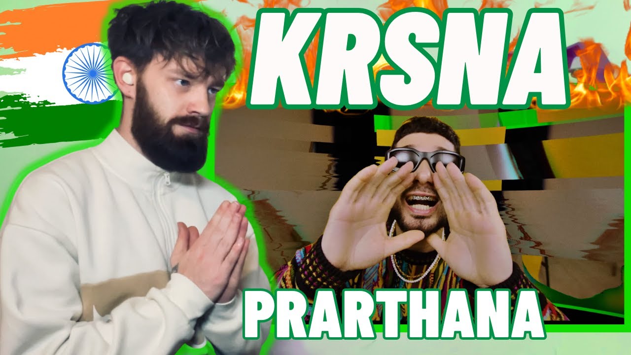 His BEST BARS So Far! 🔥🇮🇳 KR$NA “Prarthana” w/English Lyrics | REACTION