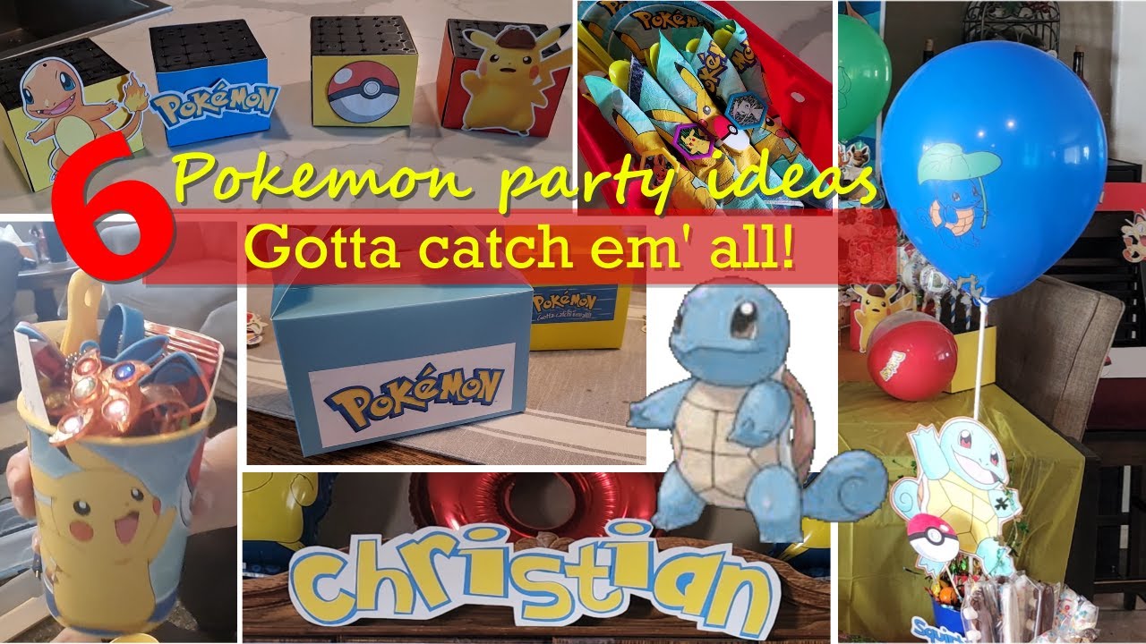 6 DIY pokemon decorations