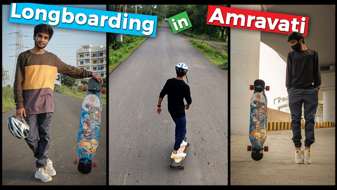 Longboarding & Skateboarding in Amravati | Manthan Rase Vlog