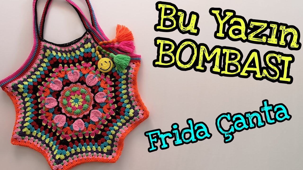 BU ÇANTA ÇOK KONUŞULACAK | FRİDA ÇANTA YAPIMI | Frida Crochet Bag Tutorial
