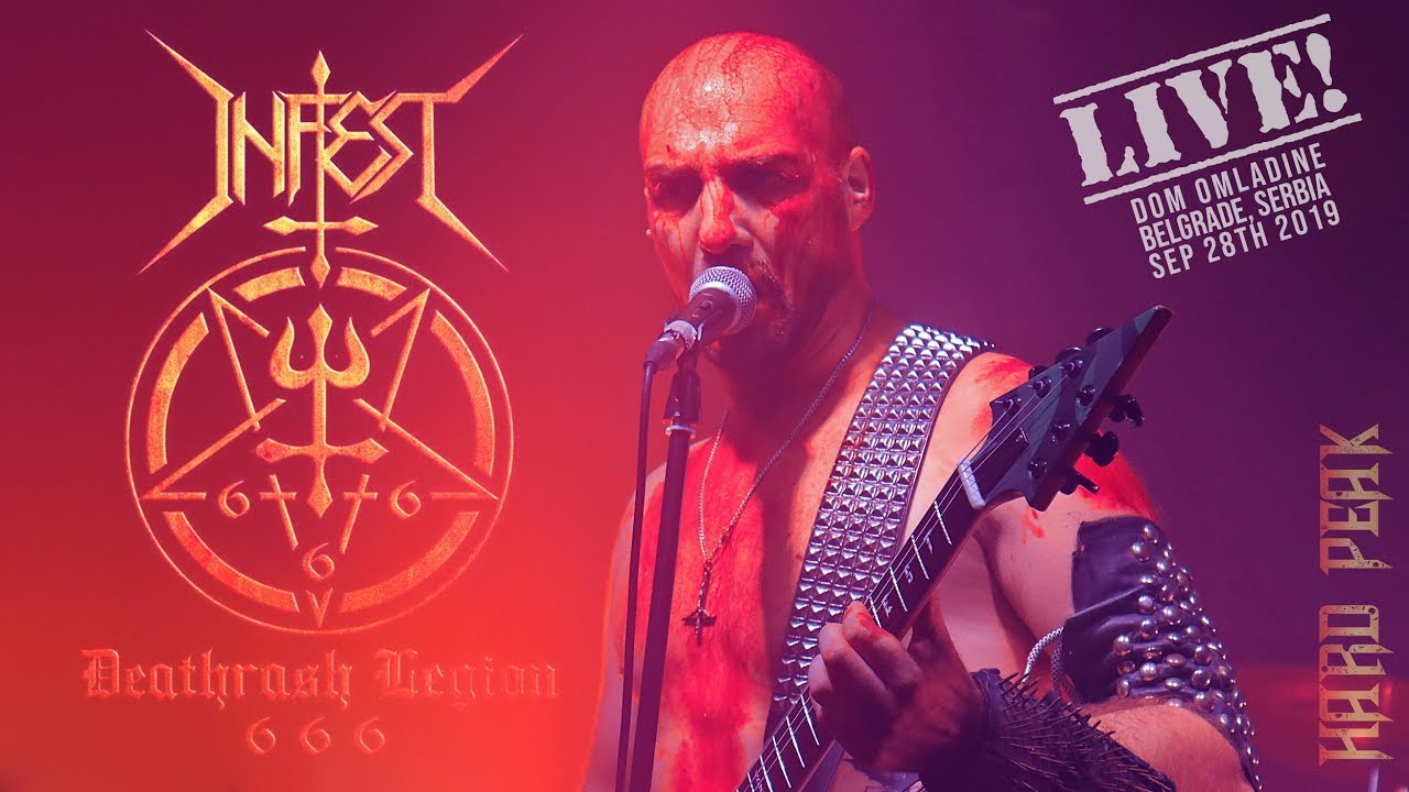 INFEST - Addicted To Flesh (Live in Belgrade, Serbia) Sep 28th 2019