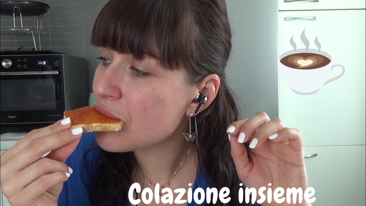 ASMR ITA: Colazione insieme con fette biscottate 🍞☕ Denny Asmr