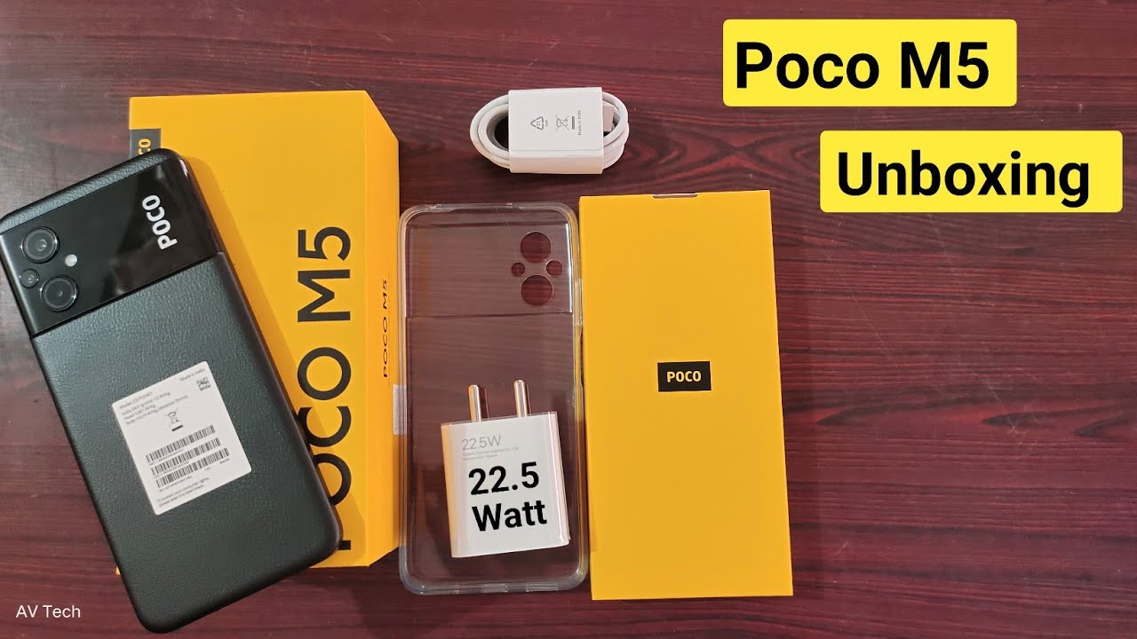 Poco M5 4G Smartphone Unboxing and First Impression 💥 #poco #xiaomi #AVTech