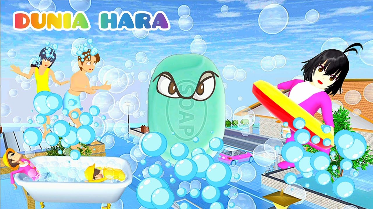Hah? Kota Sakura Banjir Busa Sabun Bubble 🫧🫧 Karena Yuta Main Gelembung Sabun 😱 | Sakura School