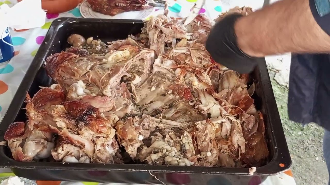 Easter lamb and tzatziki dip!