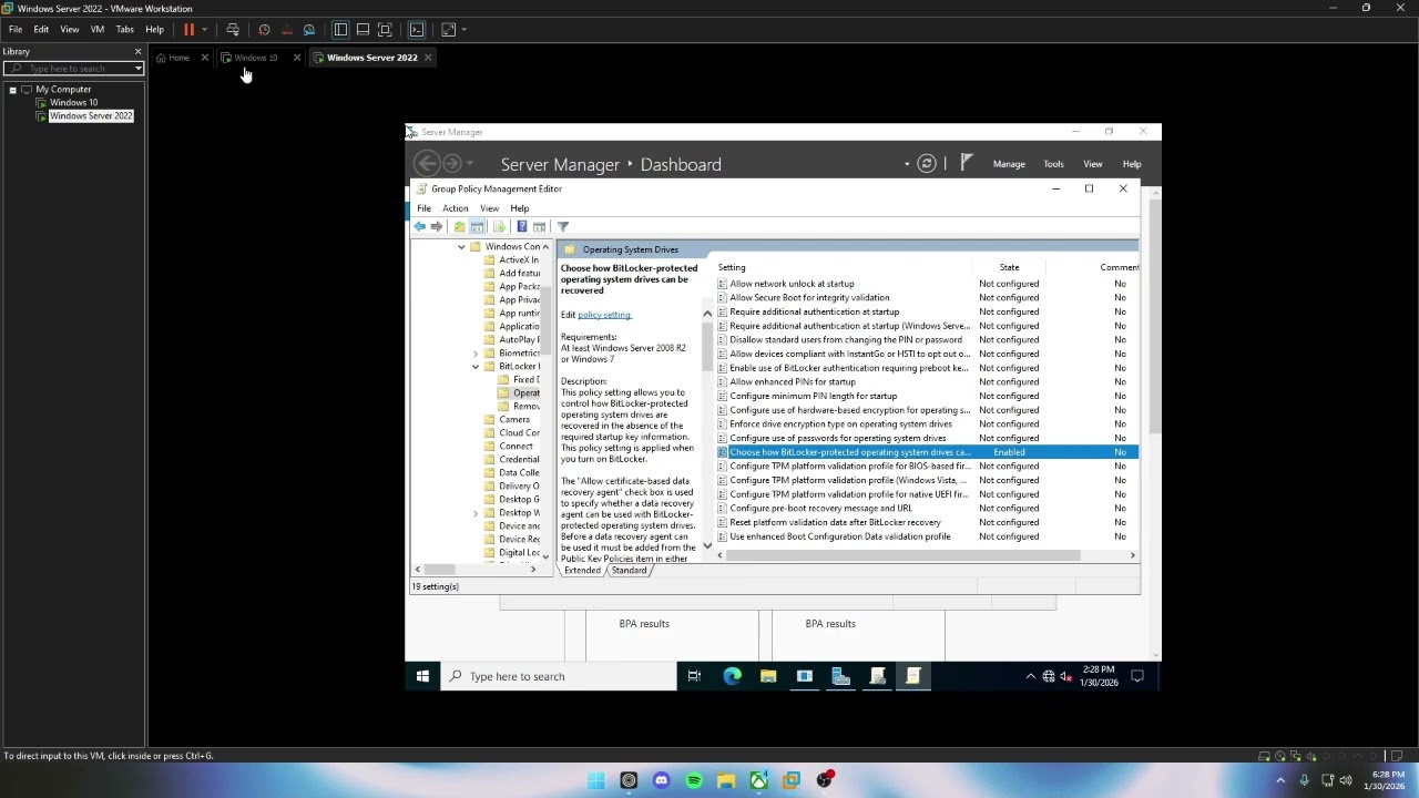 Practica de Bitlocker y NTLM