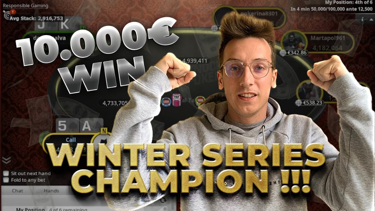 WINTER SERIES CHAMPION! 🏆 Grande vittoria per più di 10'000€!