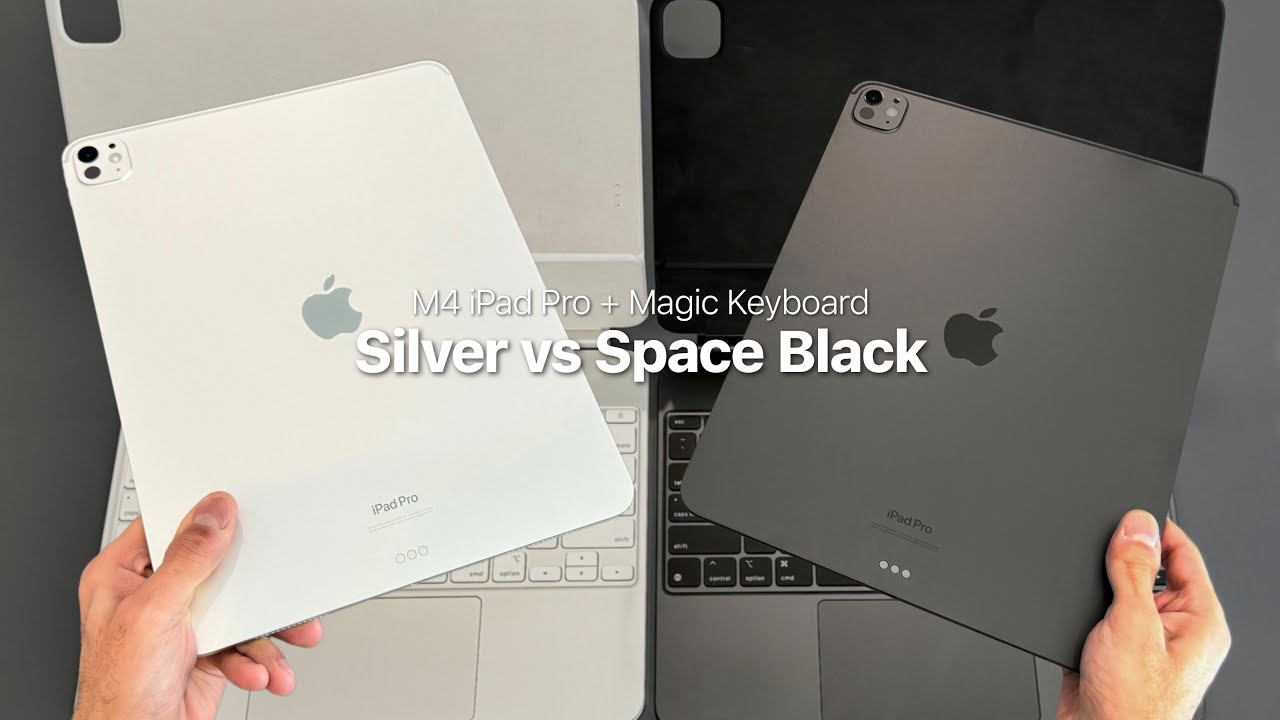 iPad Pro Space Black vs Silver + Magic Keyboard Black vs White | Best Color Combination?!