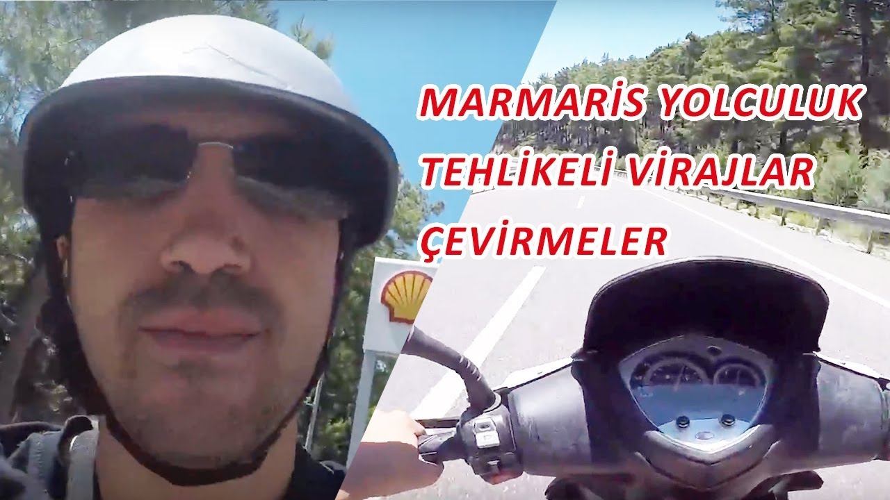 Kymco Agility City 125 motor turum Marmaris milli park