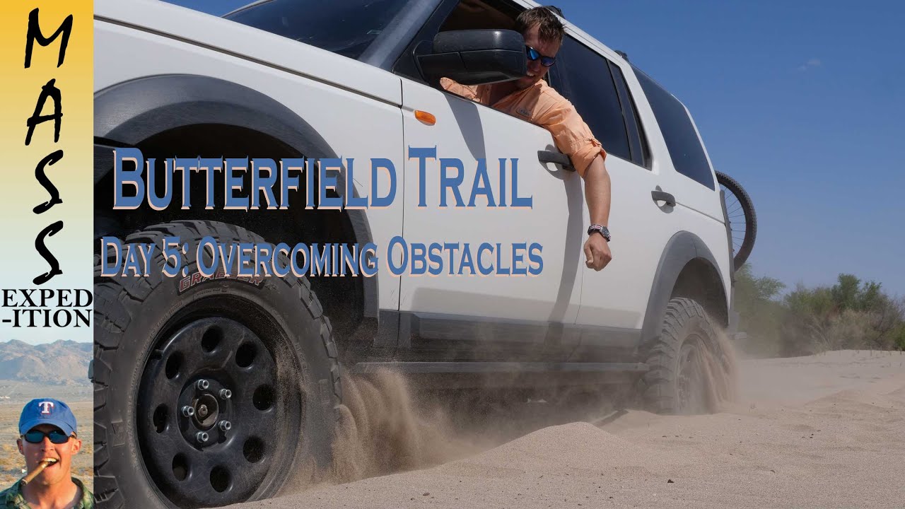 [Butterfield Trail] Overcoming Obstacles; Winch Recovery, Shoveling, & Oatman Massacre (Day 5) [4K]