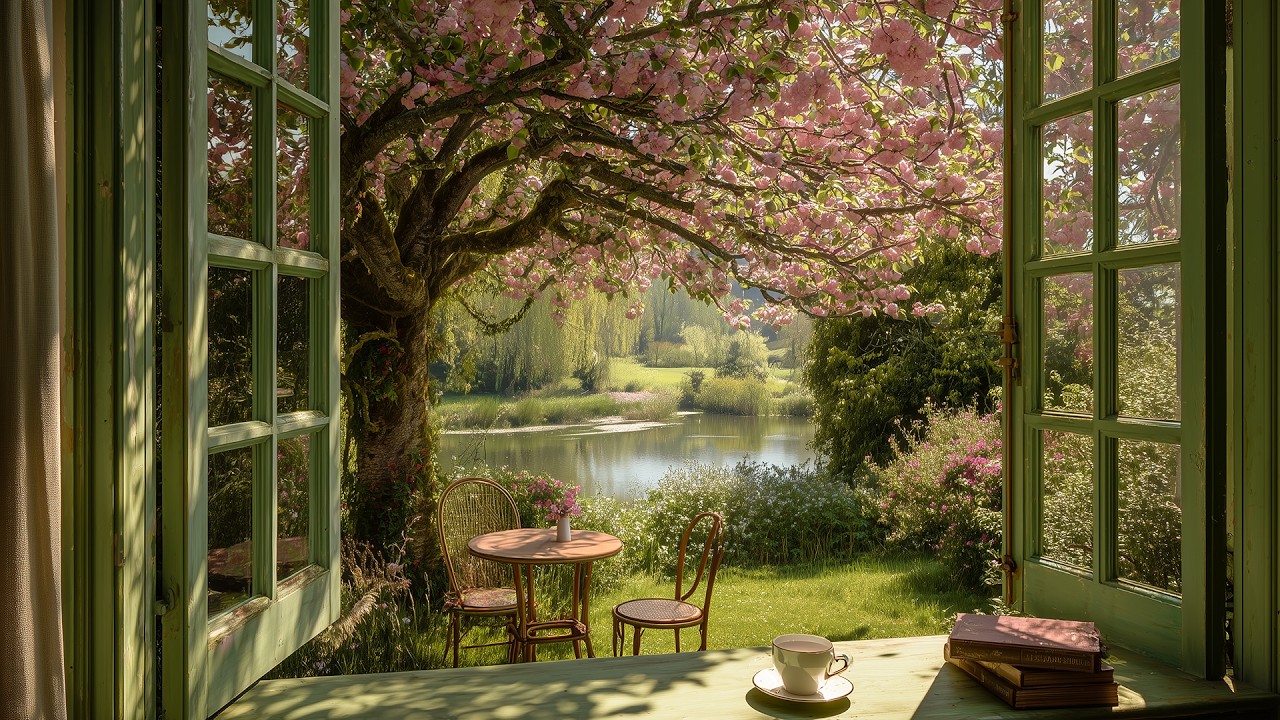 Calm April Spring Morning 🌸 A playlist for quiet moments in the peaceful morning | Study Reading