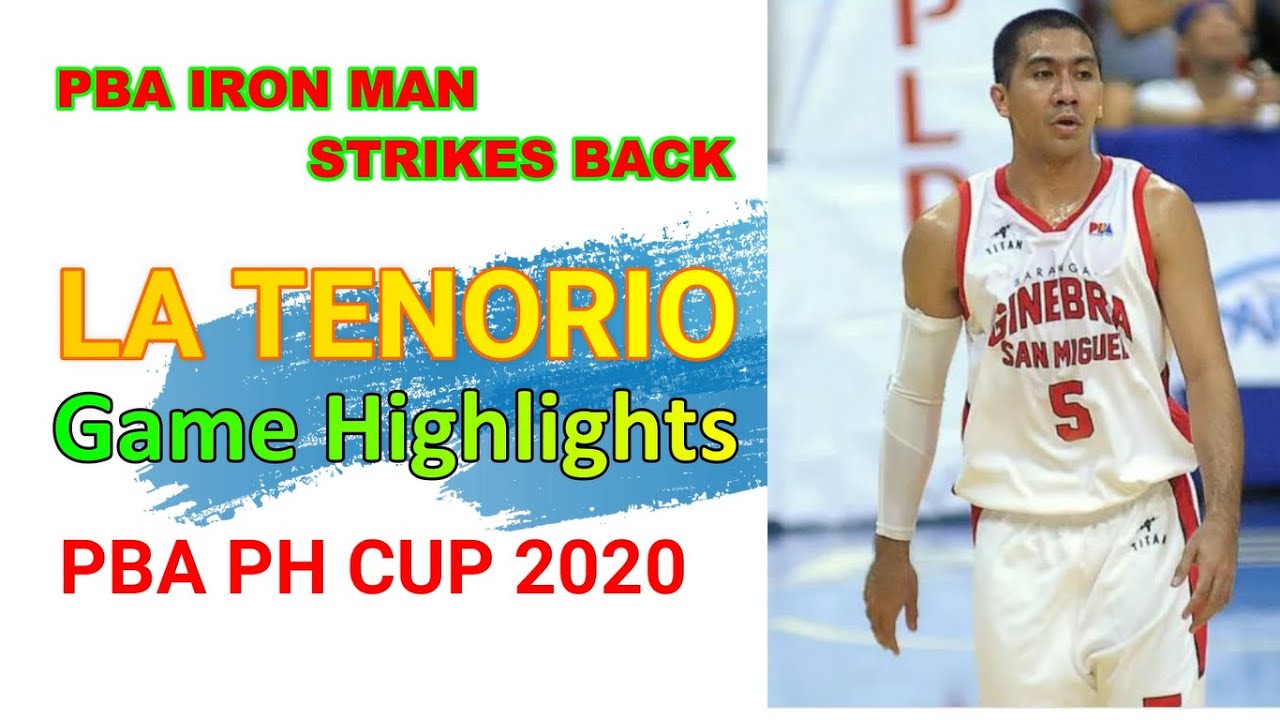 IRON MAN LA TENORIO Strikes back |PBA Game Highlight PH CUP 2020
