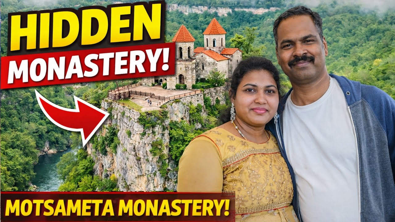 🌟 Motsameta Monastery Imereti Kutaisi Georgia 🇬🇪 #vlog #malarkarthick #travel #trending #4k #viral 