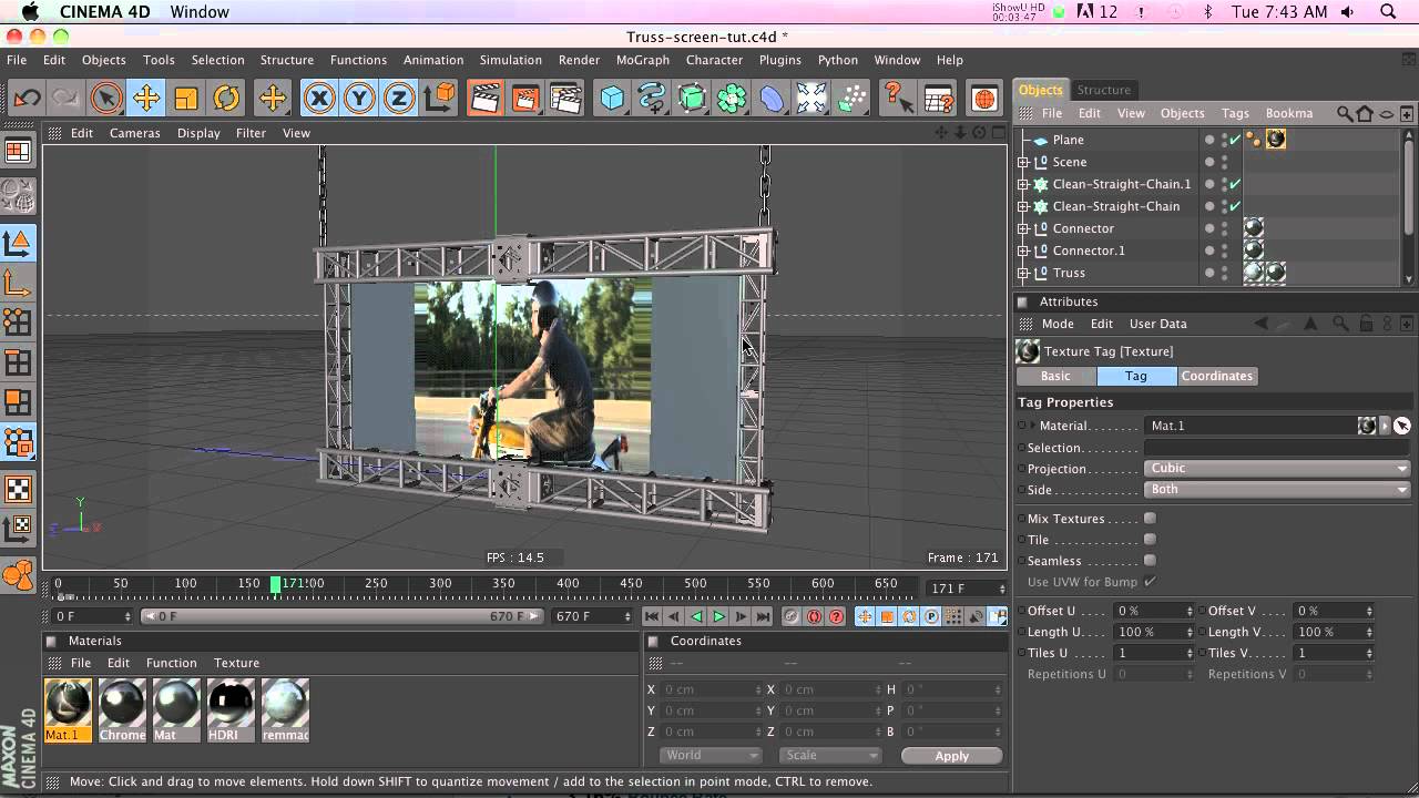 Beginning C4D 101 Video Textures