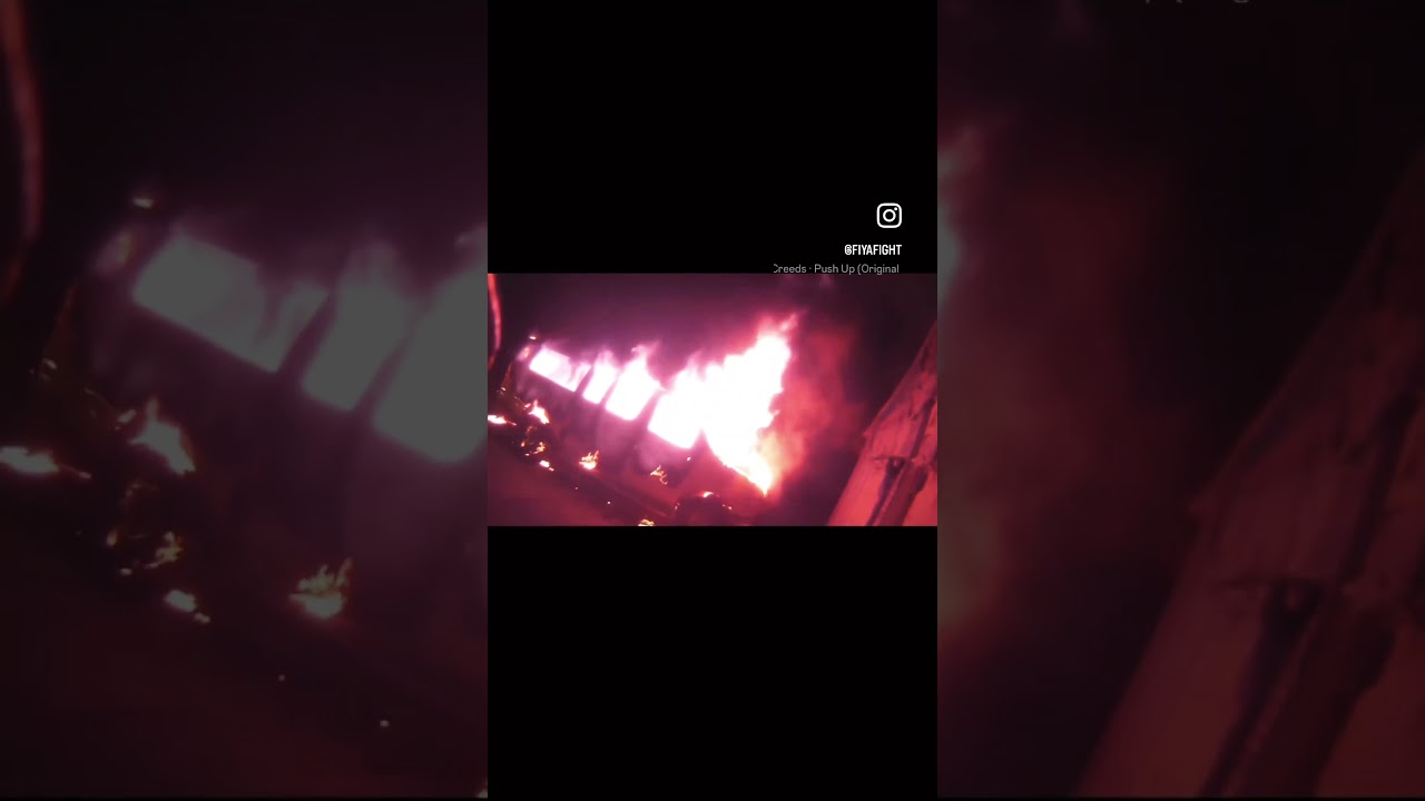 Car fire melting the siding of the residence. #engine #ladder #firefighter