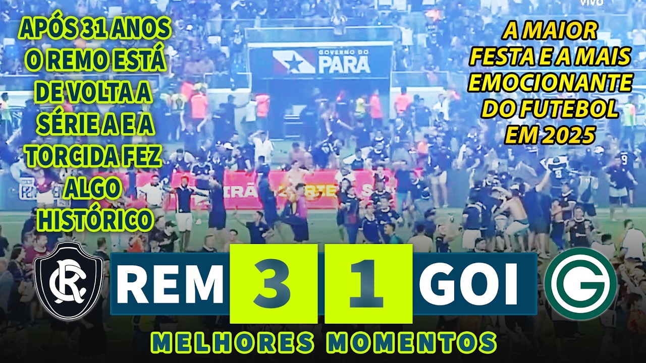 O MANGUEIRÃO EXPLODIU! APÓS 31 ANOS O REMO ESTÁ DE VOLTA A SÉRIE A E A TORCIDA FEZ ALGO JAMAIS VISTO