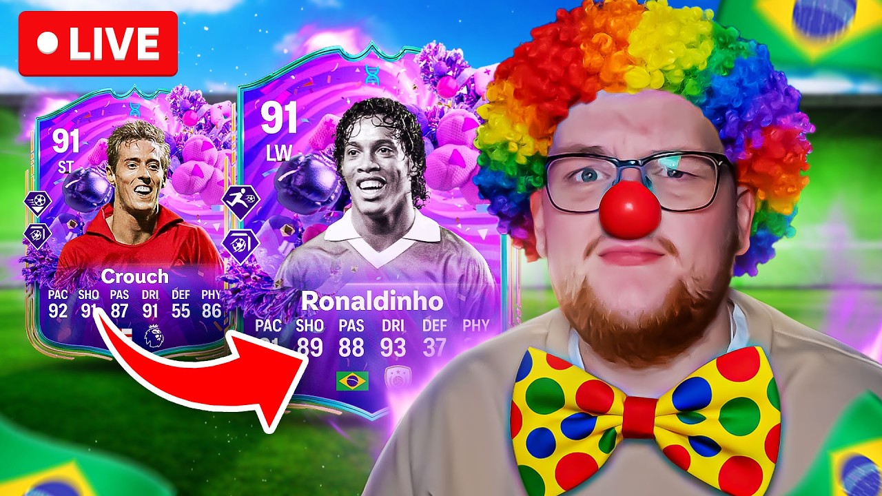 Using EVO Ronaldinho in CHAMPS! 🎂🇧🇷