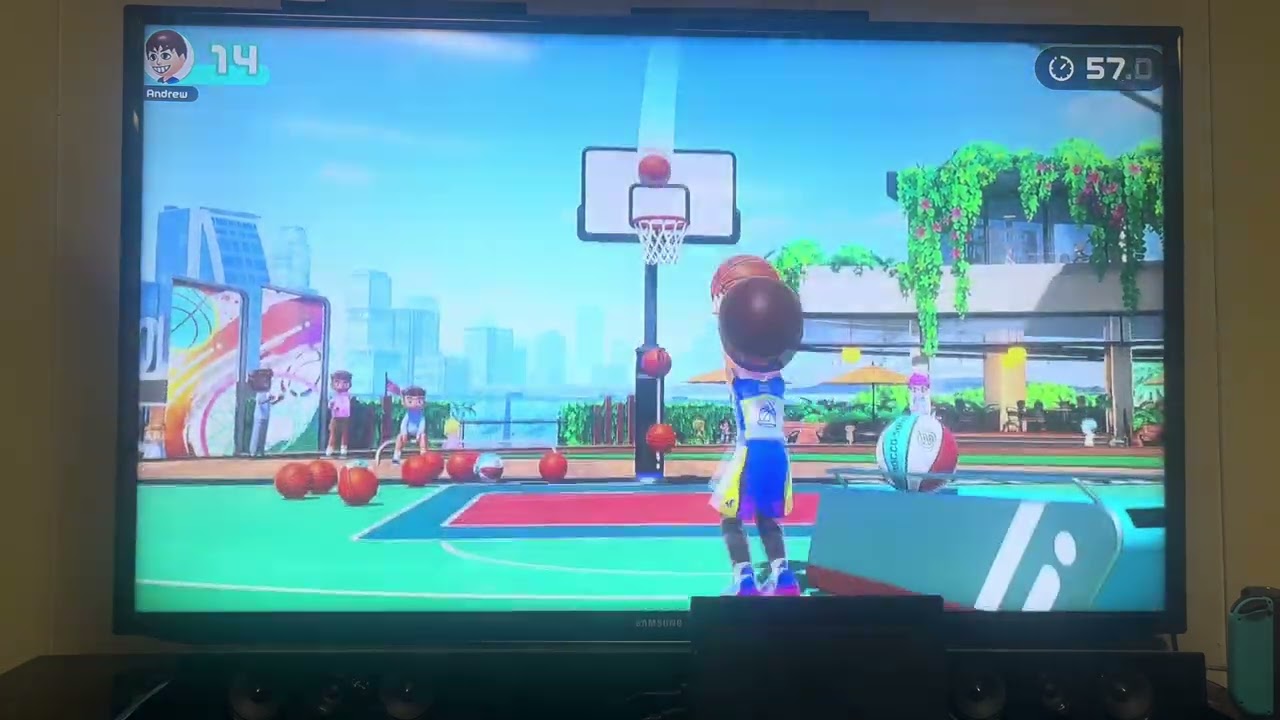 Nintendo Switch Sports: Basketball 3-Point Challenge Perfect Score