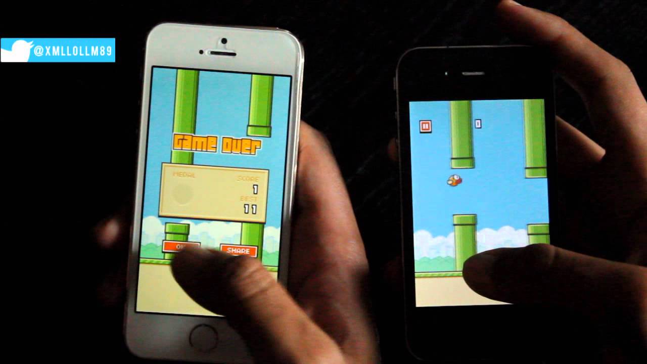 Flappy Bird  - #تحدي_المنوب انا واخوي