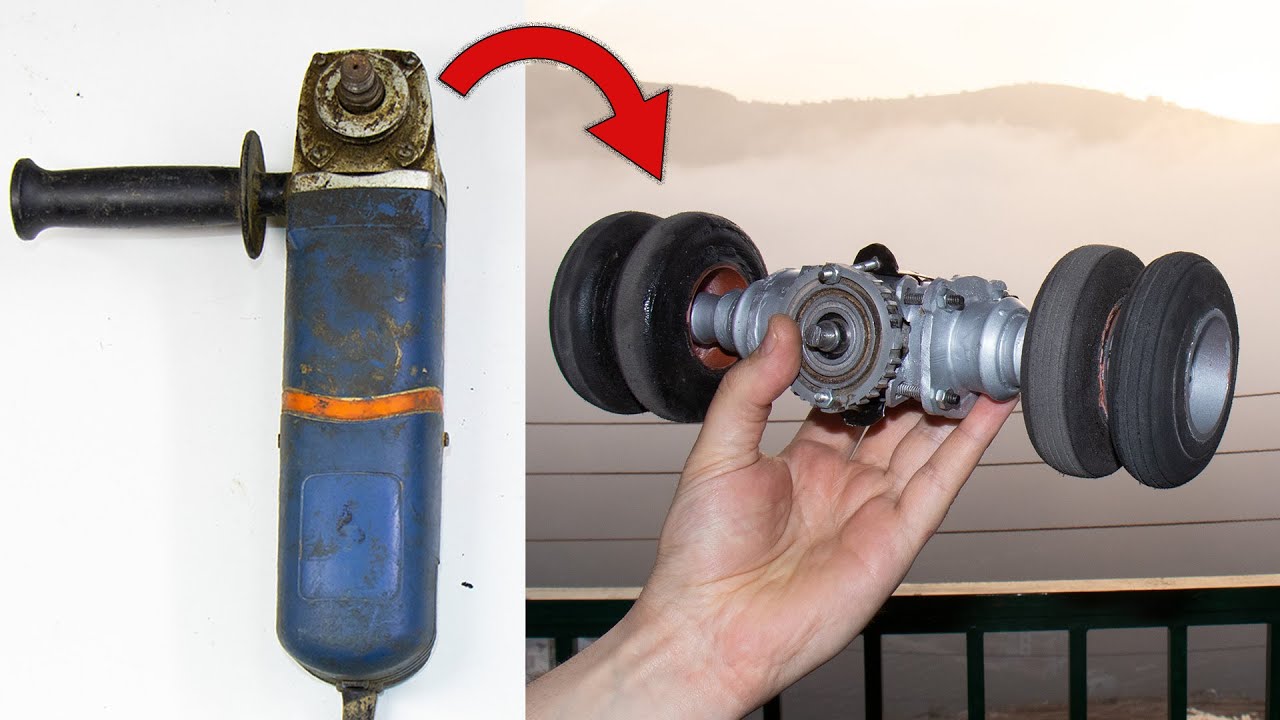 صنع دفرنس قوي لشاحنة الريموت من ادوات بسيطة ومتوفرة |  RC heavy Truck Rear Axle