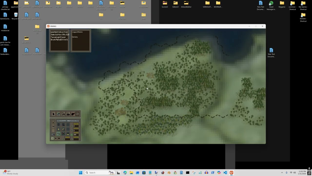 Now I've got Countries with dynamic borders NOW each subsystem that remains is simple.