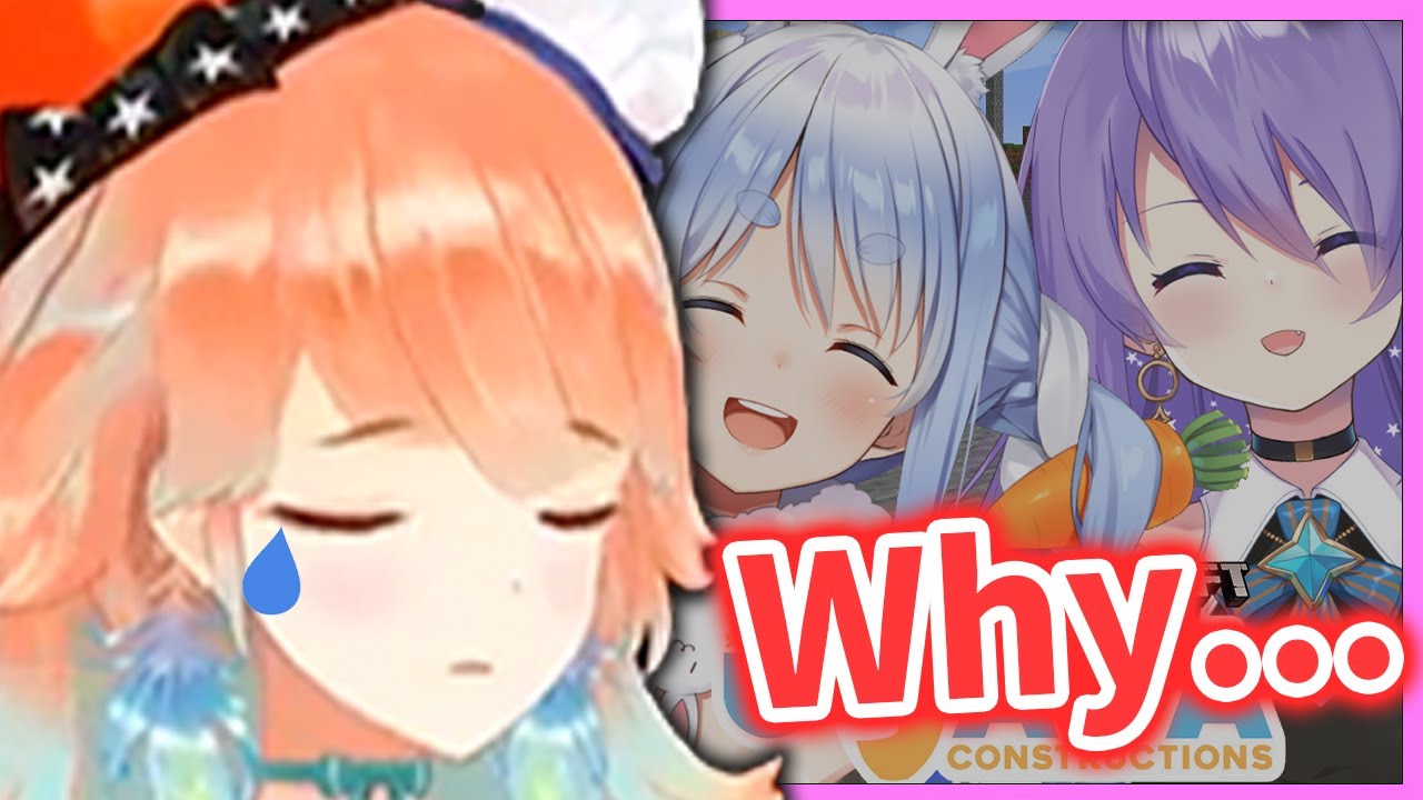 Kiara Cried when she saw the Moona Pekora Building【Takanashi Kiara / Subaru Oozora / Hololive】