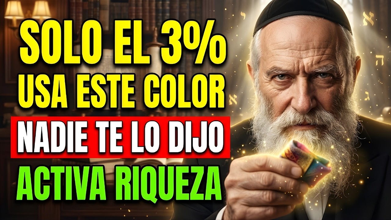 Rabino Millonario: El COLOR que solo el 3% de JUDÍOS USA y ACTIVA la RIQUEZA en 2026 según la Cábala