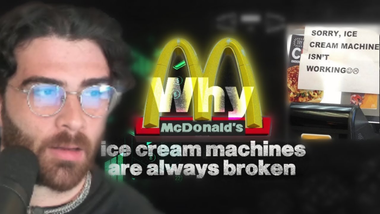 Хасанаби отреагировал на настоящую причину, по которой автоматы с мороженым в McDonald's всегда л...