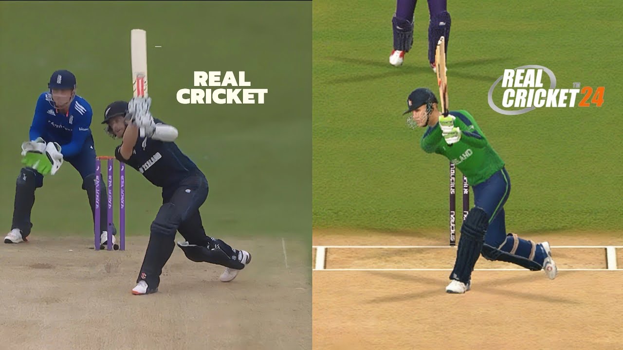 RC24 Shot Comparison Part 6  | 10+ shot | realcricket24 | #cricketseries 