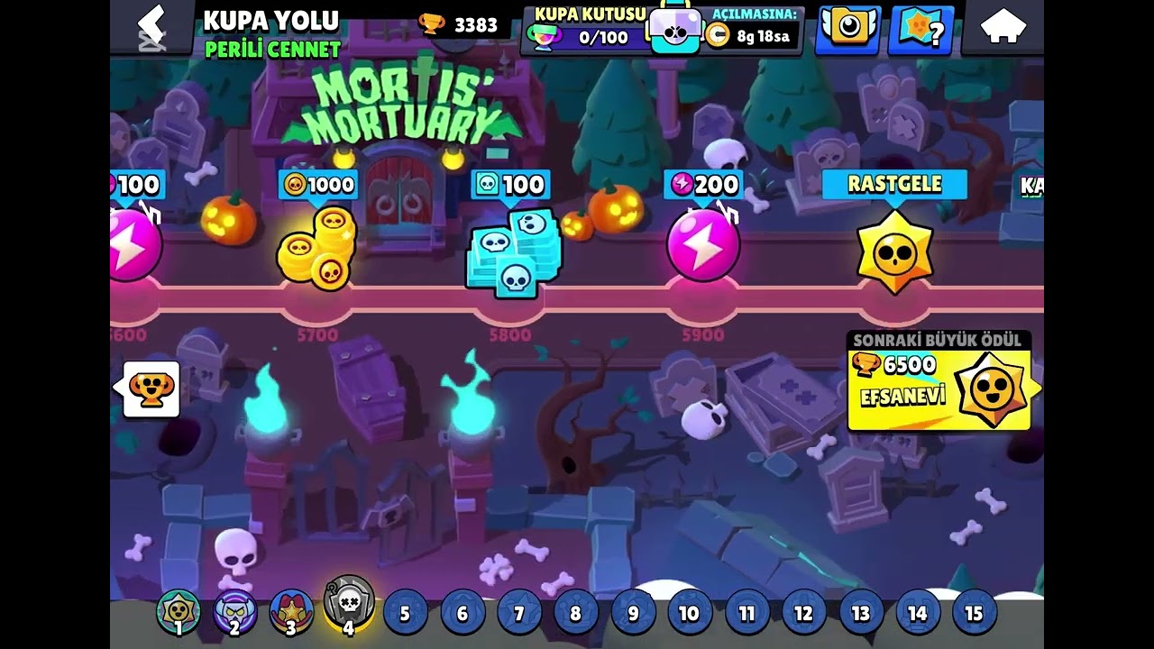 Brawl stars oynadım
