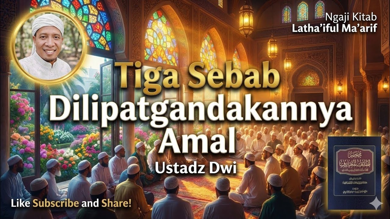 Tiga Sebab Dilipatgandakan Amal - Ngaji Kitab Lathaiful Ma'arif