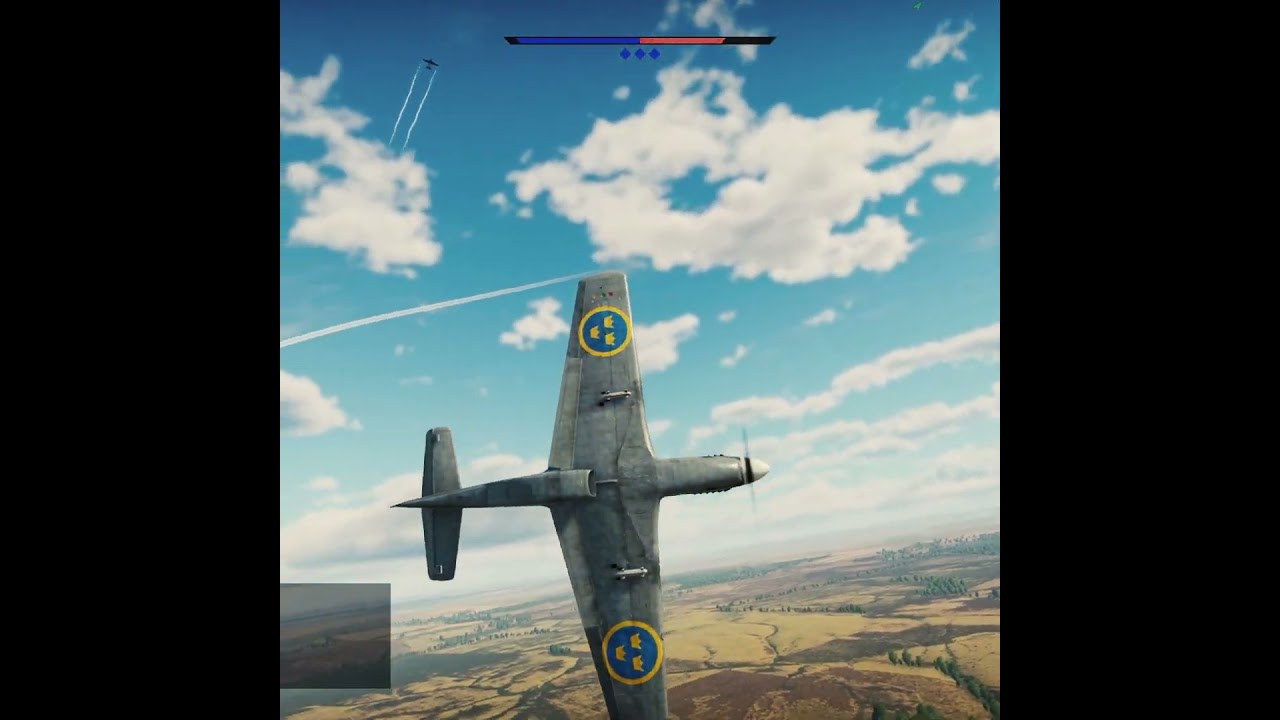 yak 9 vs  swedish j26 #warthunder #warthundergameplay
