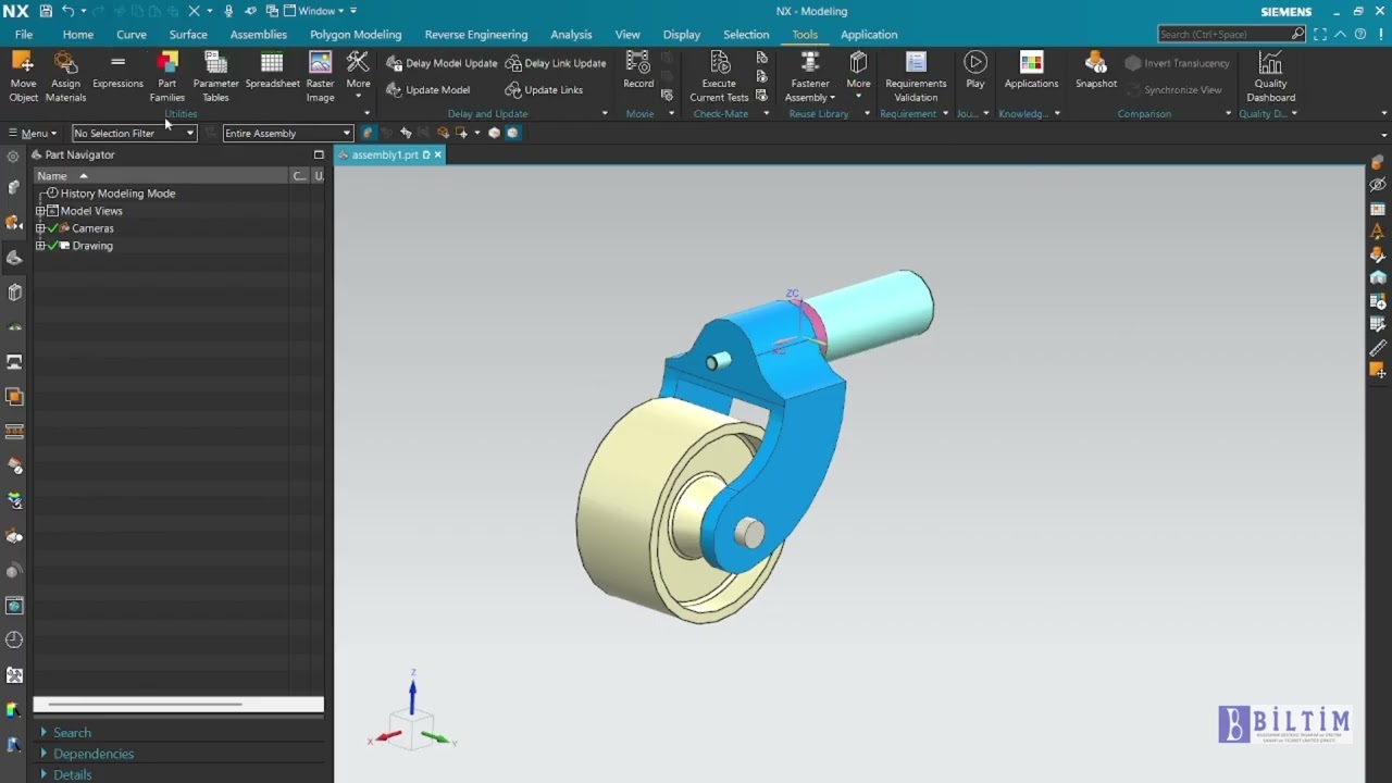 Siemens NX Temel CAD Eğitimi - PartvList