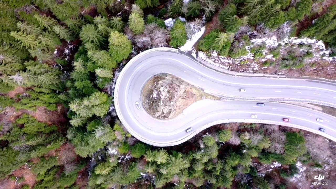 Mavic 2 pro Flight above Ravenna canyon in Germany