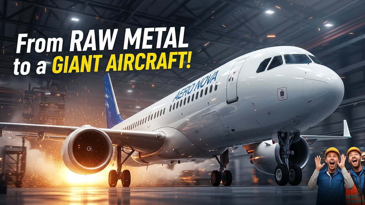 From RAW METAL to a GIANT AIRCRAFT ✈️ | Watch an Entire Plane Built Step by Step | AI Technology
