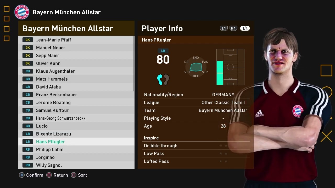 Bayern Munchen Classic Team EFootballLife 2023 - PES 2021 Full Face
