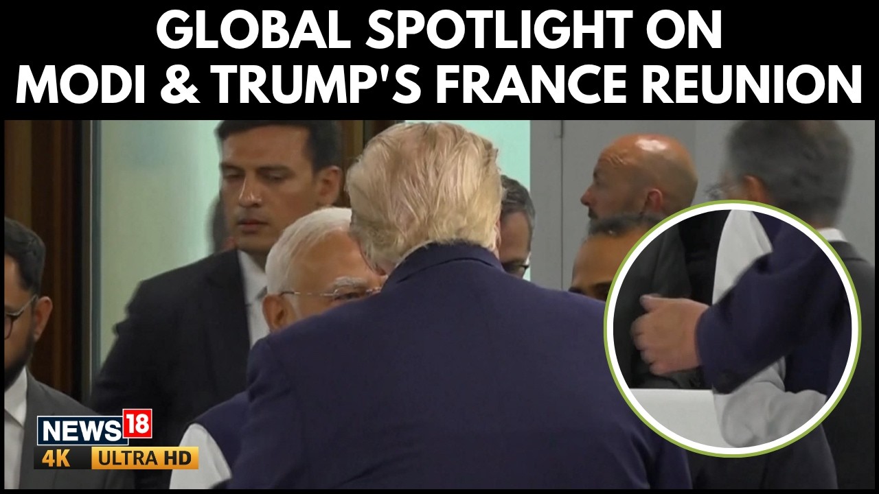 PM Modi And Trump Hug At G7 France After Family Photo Ahead Of Key Roundtable | N18G | 4K