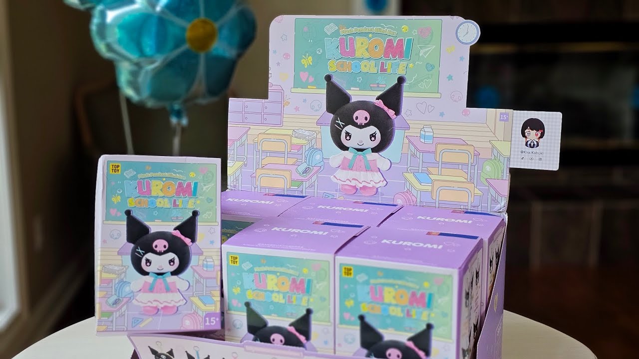 🤓 TopToy: Kuromi School Life blind box case unboxing!