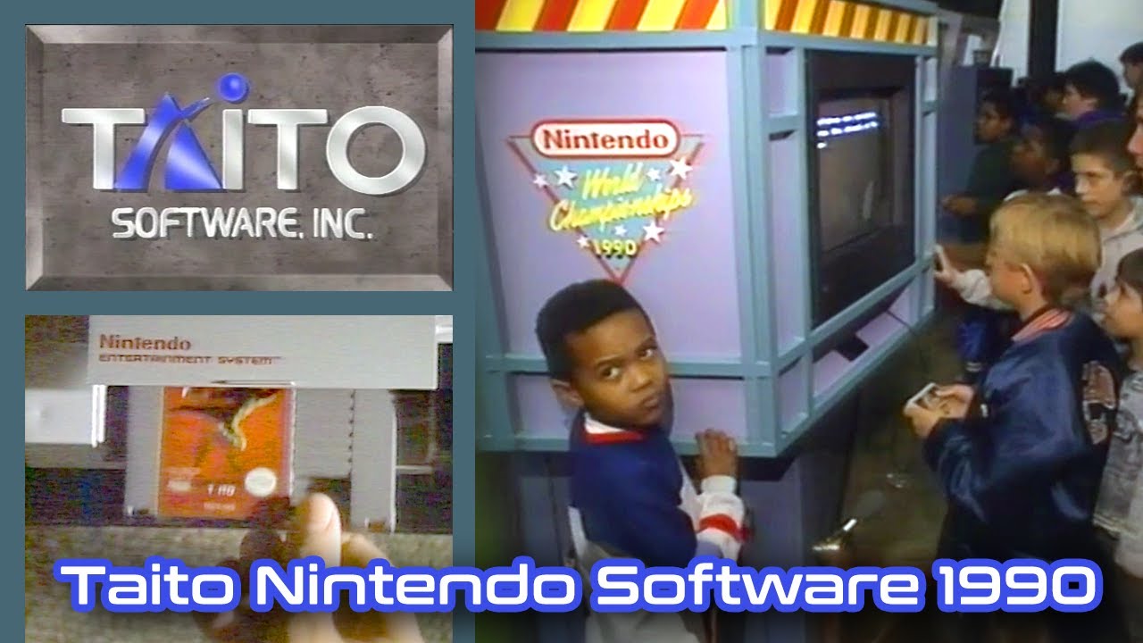 Taito Promo VHS Video Summer CES 1990 (NES and Game Boy)