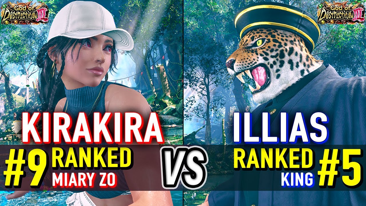 T8 🔥 KIRAKIRA (#9 Ranked Miary Zo) vs ILLIAS (#5 Ranked King) 🔥 Tekken 8 High Level Gameplay