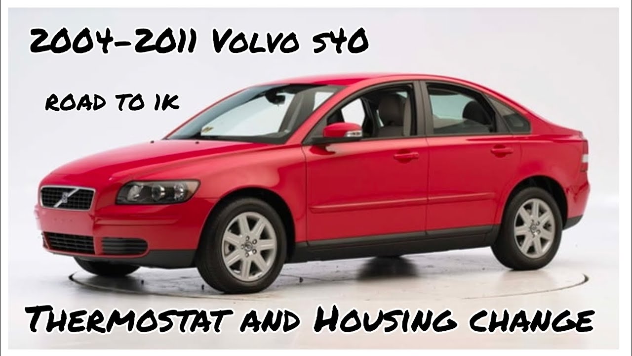 Замена термостата Volvo S40 2004-2011 (2008) без снятия ужасного воздушного фильтра.