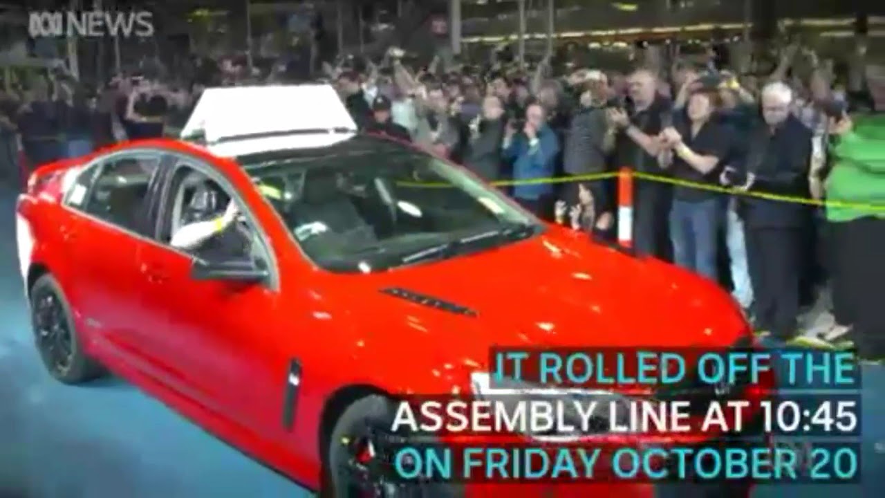 Last Holden bulit in Elizabeth Australia
