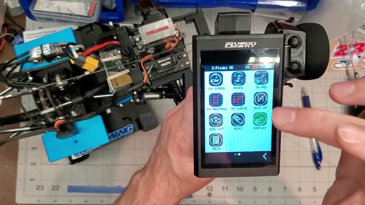 FlySky Noble NB4 Winch Setup