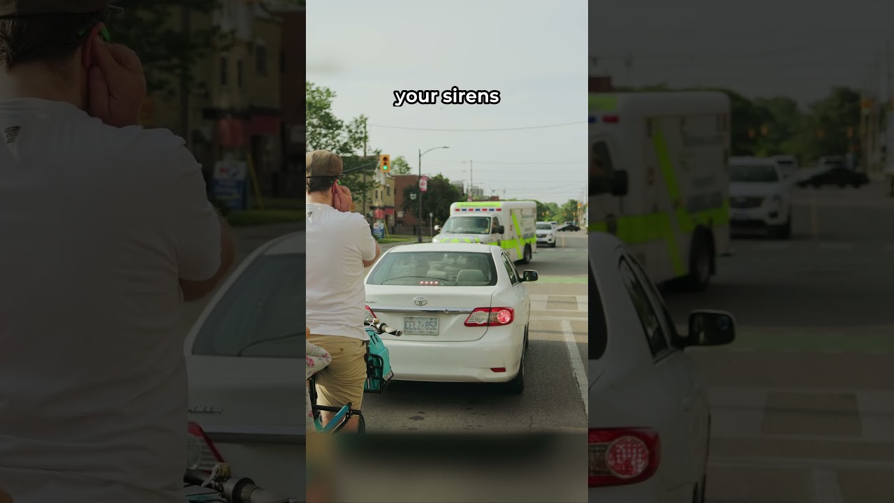 DON'T FORGET to protect your hearing, vulnerable road users