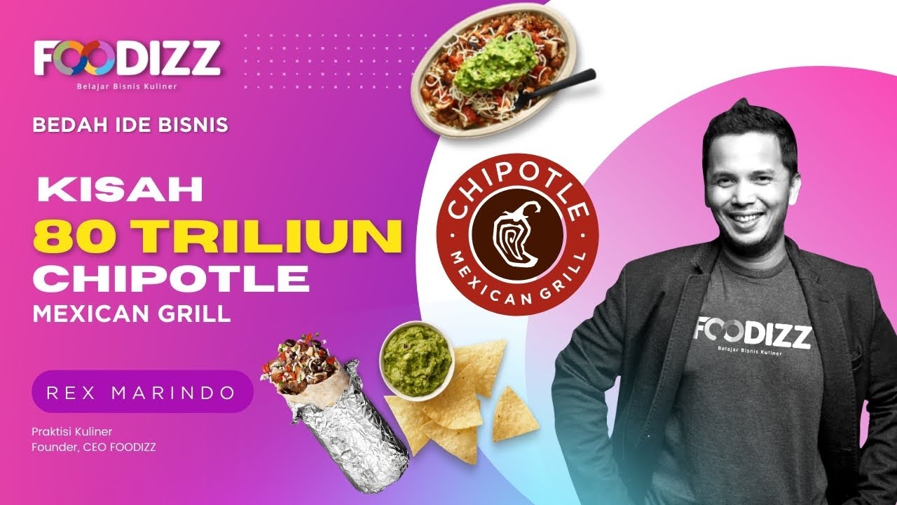 CHIPOTLE MEXICAN GRILL - KISAH 80 TRILIUN - BELAJAR BISNIS KULINER BARENG FOODIZZ