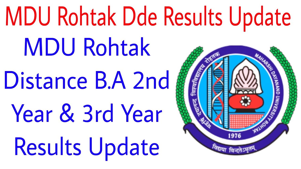 MDU Rohtak B.A Dde 2nd Year & 3rd Year Results Update | MDU Rohtak Results Update 2022 | Yogi Smart